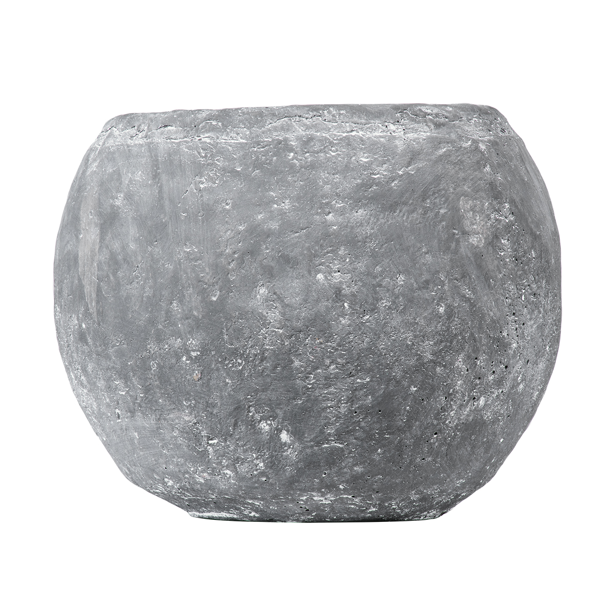 GloboStar® Artificial Garden ALONISSOS 20458 Τσιμεντένιο Κασπώ Γλάστρα - Flower Pot Γκρι Φ18.5cm x Υ14.5cm GloboStar® Artificial Garden ALONISSOS 20458 Τσιμεντένιο Κασπώ Γλάστρα - Flower Pot Γκρι Φ18.5cm x Υ14.5cm