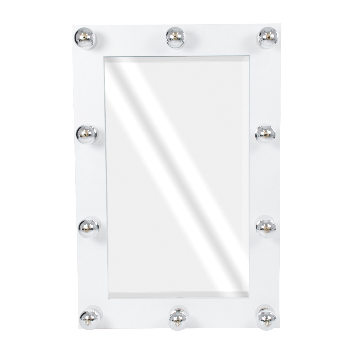 GloboStar® MAKEUP MIRROR-60x90-4 Μοντέρνος Καθρέπτης Μακιγιάζ με Πλαίσιο Φυσικού Ξύλου με Διακόπτη On/Off 10 x E27 AC220-240V - Μ60 x Π7 x Υ90cm - Λευκή Λάκα GloboStar® MAKEUP MIRROR-60x90-4 Μοντέρνος Καθρέπτης Μακιγιάζ με Πλαίσιο Φυσικού Ξύλου με Διακόπτη On/Off 10 x E27 AC220-240V - Μ60 x Π7 x Υ90cm - Λευκή Λάκα