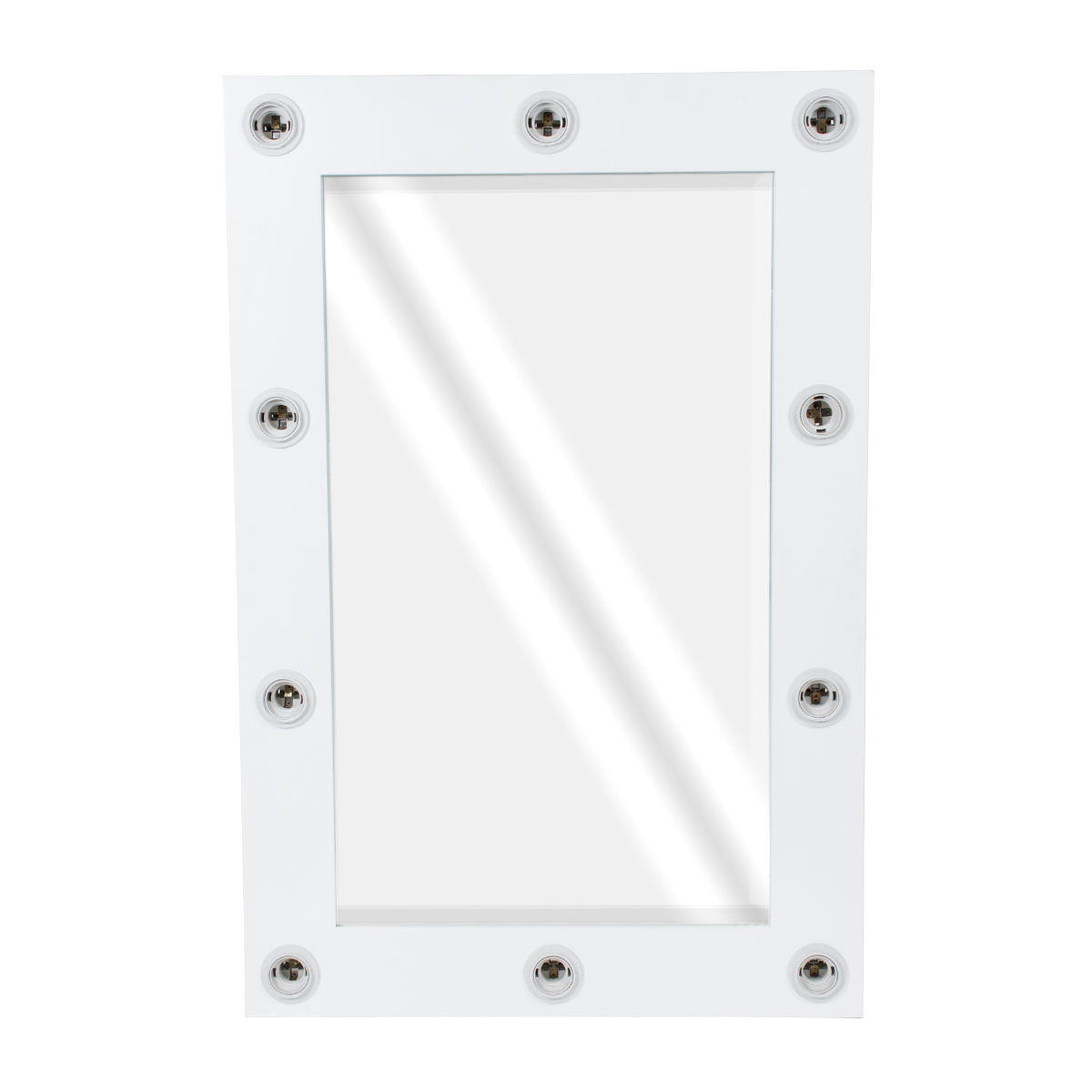 GloboStar® MAKEUP MIRROR-60x90-4 Μοντέρνος Καθρέπτης Μακιγιάζ με Πλαίσιο Φυσικού Ξύλου με Διακόπτη On/Off 10 x E27 AC220-240V - Μ60 x Π7 x Υ90cm - Λευκή Λάκα GloboStar® MAKEUP MIRROR-60x90-4 Μοντέρνος Καθρέπτης Μακιγιάζ με Πλαίσιο Φυσικού Ξύλου με Διακόπτη On/Off 10 x E27 AC220-240V - Μ60 x Π7 x Υ90cm - Λευκή Λάκα