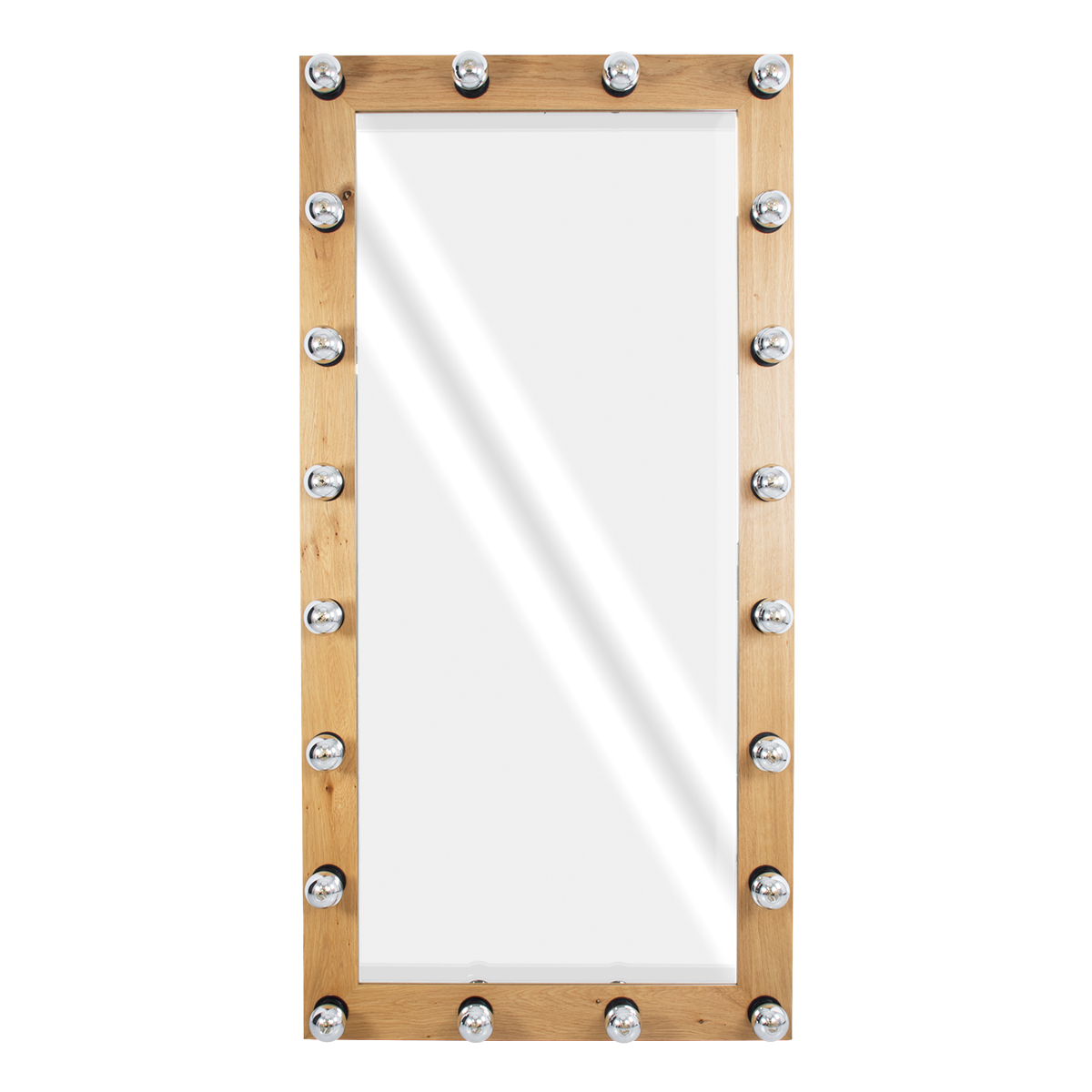 GloboStar® MAKEUP MIRROR-160x80-1 Μοντέρνος Καθρέπτης Μακιγιάζ με Πλαίσιο Φυσικού Ξύλου με Διακόπτη On/Off 20 x E27 AC220-240V - Μ80 x Π7 x Υ160cm - Μπεζ Δρυς GloboStar® MAKEUP MIRROR-160x80-1 Μοντέρνος Καθρέπτης Μακιγιάζ με Πλαίσιο Φυσικού Ξύλου με Διακόπτη On/Off 20 x E27 AC220-240V - Μ80 x Π7 x Υ160cm - Μπεζ Δρυς