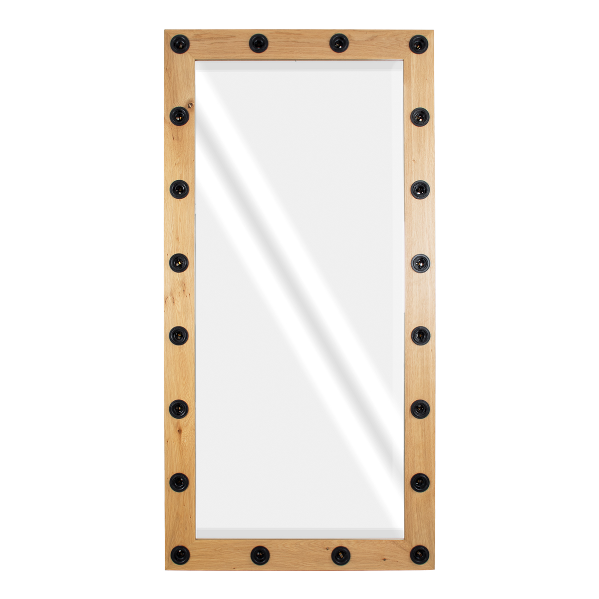 GloboStar® MAKEUP MIRROR-160x80-1 Μοντέρνος Καθρέπτης Μακιγιάζ με Πλαίσιο Φυσικού Ξύλου με Διακόπτη On/Off 20 x E27 AC220-240V - Μ80 x Π7 x Υ160cm - Μπεζ Δρυς GloboStar® MAKEUP MIRROR-160x80-1 Μοντέρνος Καθρέπτης Μακιγιάζ με Πλαίσιο Φυσικού Ξύλου με Διακόπτη On/Off 20 x E27 AC220-240V - Μ80 x Π7 x Υ160cm - Μπεζ Δρυς