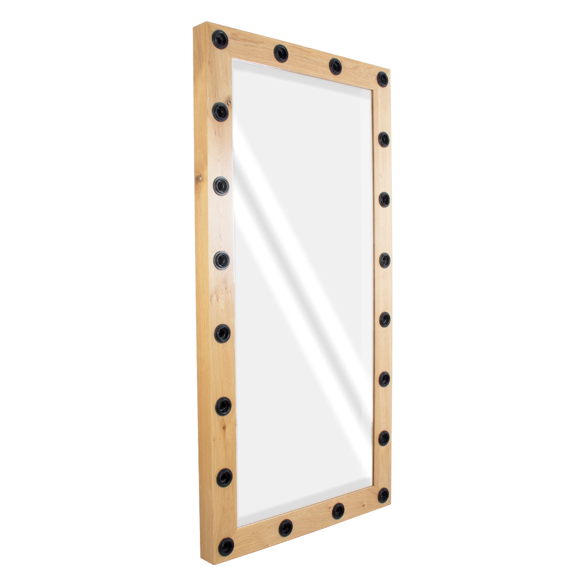 GloboStar® MAKEUP MIRROR-160x80-1 Μοντέρνος Καθρέπτης Μακιγιάζ με Πλαίσιο Φυσικού Ξύλου με Διακόπτη On/Off 20 x E27 AC220-240V - Μ80 x Π7 x Υ160cm - Μπεζ Δρυς GloboStar® MAKEUP MIRROR-160x80-1 Μοντέρνος Καθρέπτης Μακιγιάζ με Πλαίσιο Φυσικού Ξύλου με Διακόπτη On/Off 20 x E27 AC220-240V - Μ80 x Π7 x Υ160cm - Μπεζ Δρυς