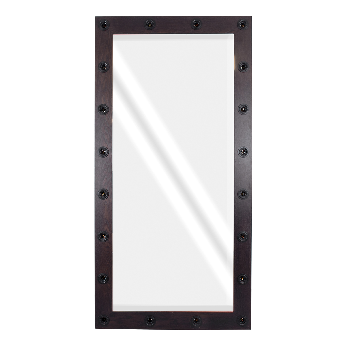 GloboStar® MAKEUP MIRROR-160x80-2 Μοντέρνος Καθρέπτης Μακιγιάζ με Πλαίσιο Φυσικού Ξύλου με Διακόπτη On/Off 20 x E27 AC220-240V - Μ80 x Π7 x Υ160cm - Καφέ Wenge GloboStar® MAKEUP MIRROR-160x80-2 Μοντέρνος Καθρέπτης Μακιγιάζ με Πλαίσιο Φυσικού Ξύλου με Διακόπτη On/Off 20 x E27 AC220-240V - Μ80 x Π7 x Υ160cm - Καφέ Wenge