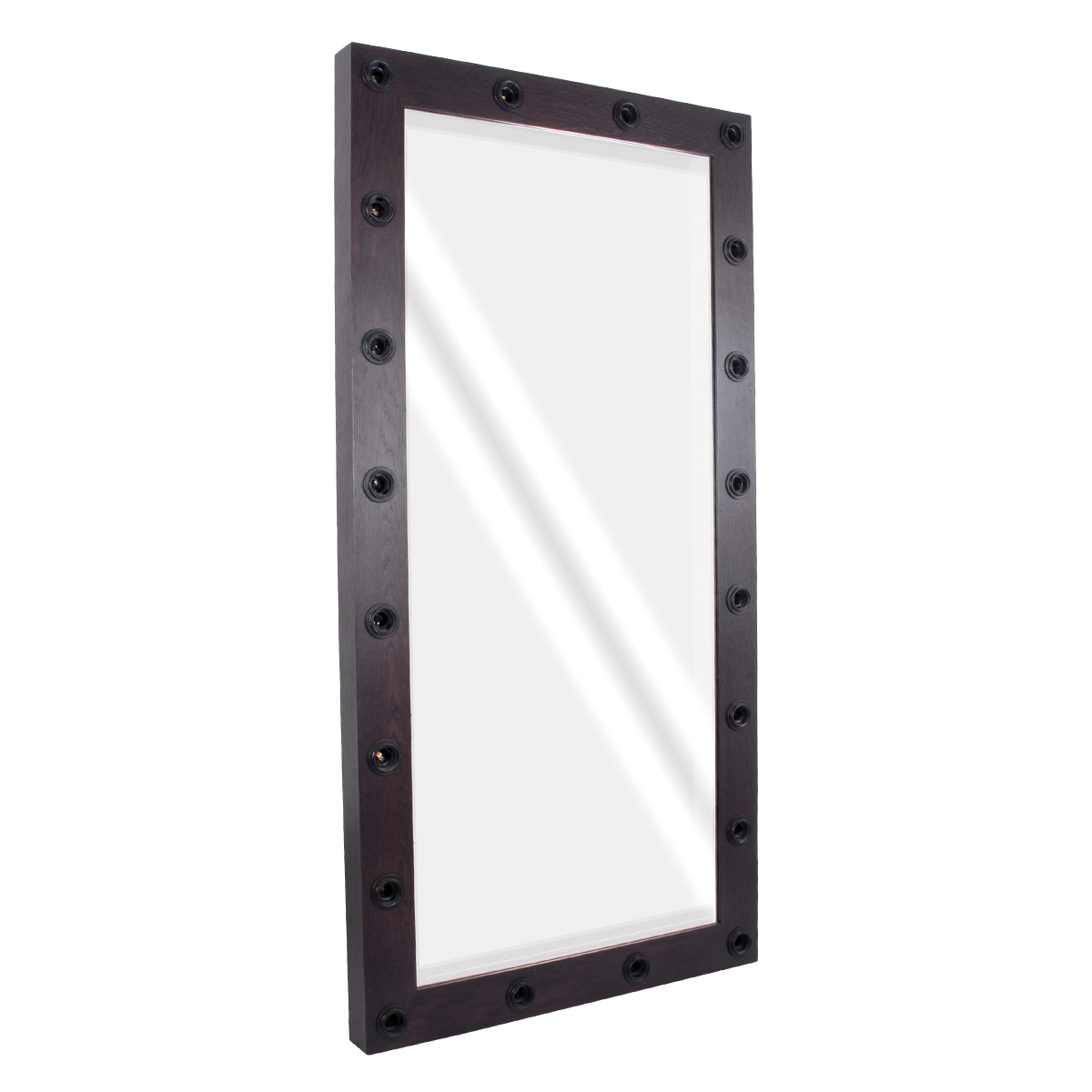 GloboStar® MAKEUP MIRROR-160x80-2 Μοντέρνος Καθρέπτης Μακιγιάζ με Πλαίσιο Φυσικού Ξύλου με Διακόπτη On/Off 20 x E27 AC220-240V - Μ80 x Π7 x Υ160cm - Καφέ Wenge GloboStar® MAKEUP MIRROR-160x80-2 Μοντέρνος Καθρέπτης Μακιγιάζ με Πλαίσιο Φυσικού Ξύλου με Διακόπτη On/Off 20 x E27 AC220-240V - Μ80 x Π7 x Υ160cm - Καφέ Wenge