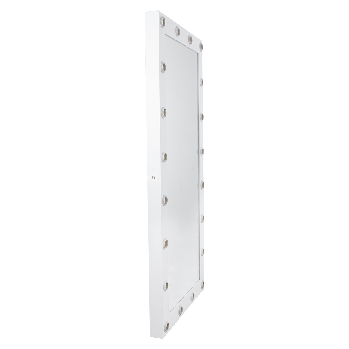GloboStar® MAKEUP MIRROR-160x80-4 Μοντέρνος Καθρέπτης Μακιγιάζ με Πλαίσιο Φυσικού Ξύλου με Διακόπτη On/Off 20 x E27 AC220-240V - Μ80 x Π7 x Υ160cm - Λευκή Λάκα GloboStar® MAKEUP MIRROR-160x80-4 Μοντέρνος Καθρέπτης Μακιγιάζ με Πλαίσιο Φυσικού Ξύλου με Διακόπτη On/Off 20 x E27 AC220-240V - Μ80 x Π7 x Υ160cm - Λευκή Λάκα