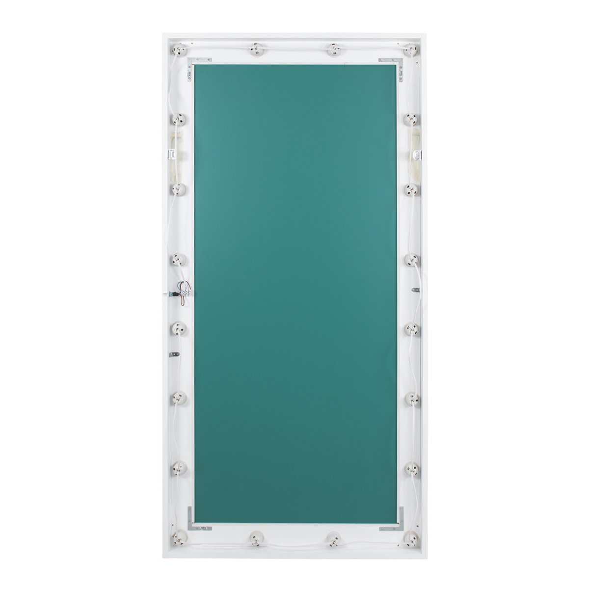 GloboStar® MAKEUP MIRROR-160x80-4 Μοντέρνος Καθρέπτης Μακιγιάζ με Πλαίσιο Φυσικού Ξύλου με Διακόπτη On/Off 20 x E27 AC220-240V - Μ80 x Π7 x Υ160cm - Λευκή Λάκα GloboStar® MAKEUP MIRROR-160x80-4 Μοντέρνος Καθρέπτης Μακιγιάζ με Πλαίσιο Φυσικού Ξύλου με Διακόπτη On/Off 20 x E27 AC220-240V - Μ80 x Π7 x Υ160cm - Λευκή Λάκα