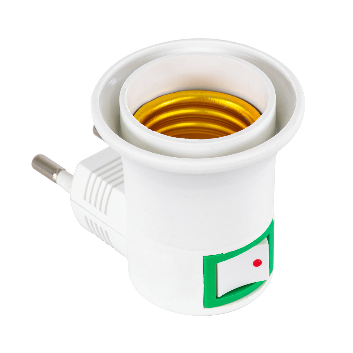 GloboStar® 78956 Αντάπτορας - Βάση E27 για Φωτάκι Νυχτός ELLIS με Διακόπτη On/Off Μ3.3 x Π6 x Υ5cm GloboStar® 78956 Αντάπτορας - Βάση E27 για Φωτάκι Νυχτός ELLIS με Διακόπτη On/Off Μ3.3 x Π6 x Υ5cm