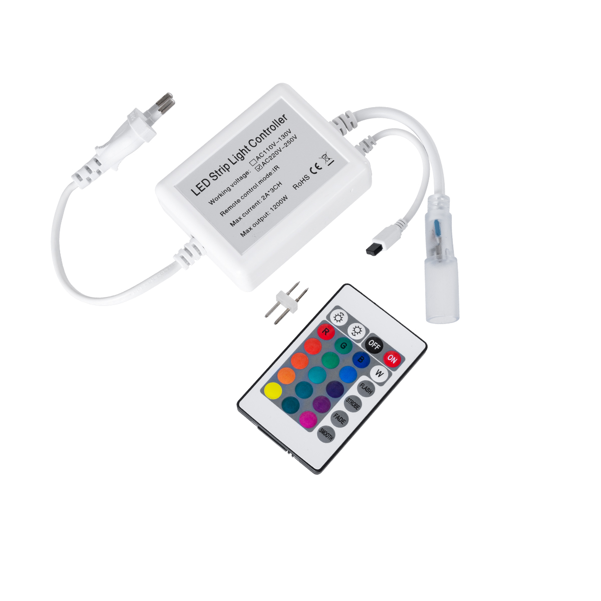 GloboStar® 70667 Controller Αδιάβροχος IP44 AC/DC 230V με Ασύρματο Χειριστήριο RF για έως 100 μέτρα Πολύχρωμου RGB Φωτοσωλήνα LED Μ9 x Π7 x Υ3cm - 2 Χρόνια Εγγύηση GloboStar® 70667 Controller Αδιάβροχος IP44 AC/DC 230V με Ασύρματο Χειριστήριο RF για έως 100 μέτρα Πολύχρωμου RGB Φωτοσωλήνα LED Μ9 x Π7 x Υ3cm - 2 Χρόνια Εγγύηση