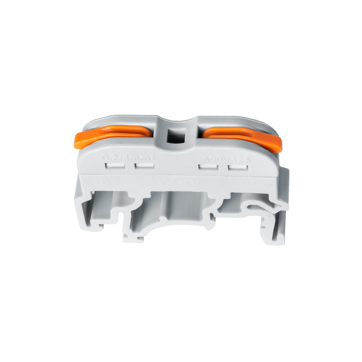 GloboStar® FAST-CONNECT 69904 Μονή Κλέμα Ράγας Ταχείας Σύνδεσης & Διακλάδωσης Καλωδίων για Ηλεκτρολογικούς Πίνακες - 1 x Είσοδος & 1 x Έξοδος με Συμβατή Διατομή Καλωδίων 0.2mm² έως 4mm² - 600V 32A Max - Μ4.5 x Π1 x Υ3.2cm - Γκρι & Πορτοκαλί - Πακέτο 10 Τε GloboStar® FAST-CONNECT 69904 Μονή Κλέμα Ράγας Ταχείας Σύνδεσης & Διακλάδωσης Καλωδίων για Ηλεκτρολογικούς Πίνακες - 1 x Είσοδος & 1 x Έξοδος με Συμβατή Διατομή Καλωδίων 0.2mm² έως 4mm² - 600V 32A Max - Μ4.5 x Π1 x Υ3.2cm - Γκρι & Πορτοκαλί - Πακέτο 10 Τε