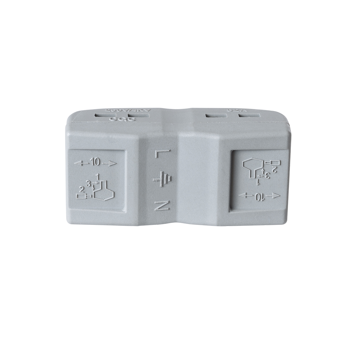 GloboStar® FAST-CONNECT 69912 Τριπλή Κλέμα Ταχείας Σύνδεσης & Διακλάδωσης Καλωδίων - 3 x Είσοδοι & 3 x Έξοδοι με Συμβατή Διατομή Καλωδίων 0.08mm² έως 2.5mm² - 250V/4KV 32A Max - Μ4 x Π4 x Υ1.5cm - Γκρι με Πορτοκαλί, Κίτρινο & Μπλε - Πακέτο 5 Τεμαχίων - 5 GloboStar® FAST-CONNECT 69912 Τριπλή Κλέμα Ταχείας Σύνδεσης & Διακλάδωσης Καλωδίων - 3 x Είσοδοι & 3 x Έξοδοι με Συμβατή Διατομή Καλωδίων 0.08mm² έως 2.5mm² - 250V/4KV 32A Max - Μ4 x Π4 x Υ1.5cm - Γκρι με Πορτοκαλί, Κίτρινο & Μπλε - Πακέτο 5 Τεμαχίων - 5