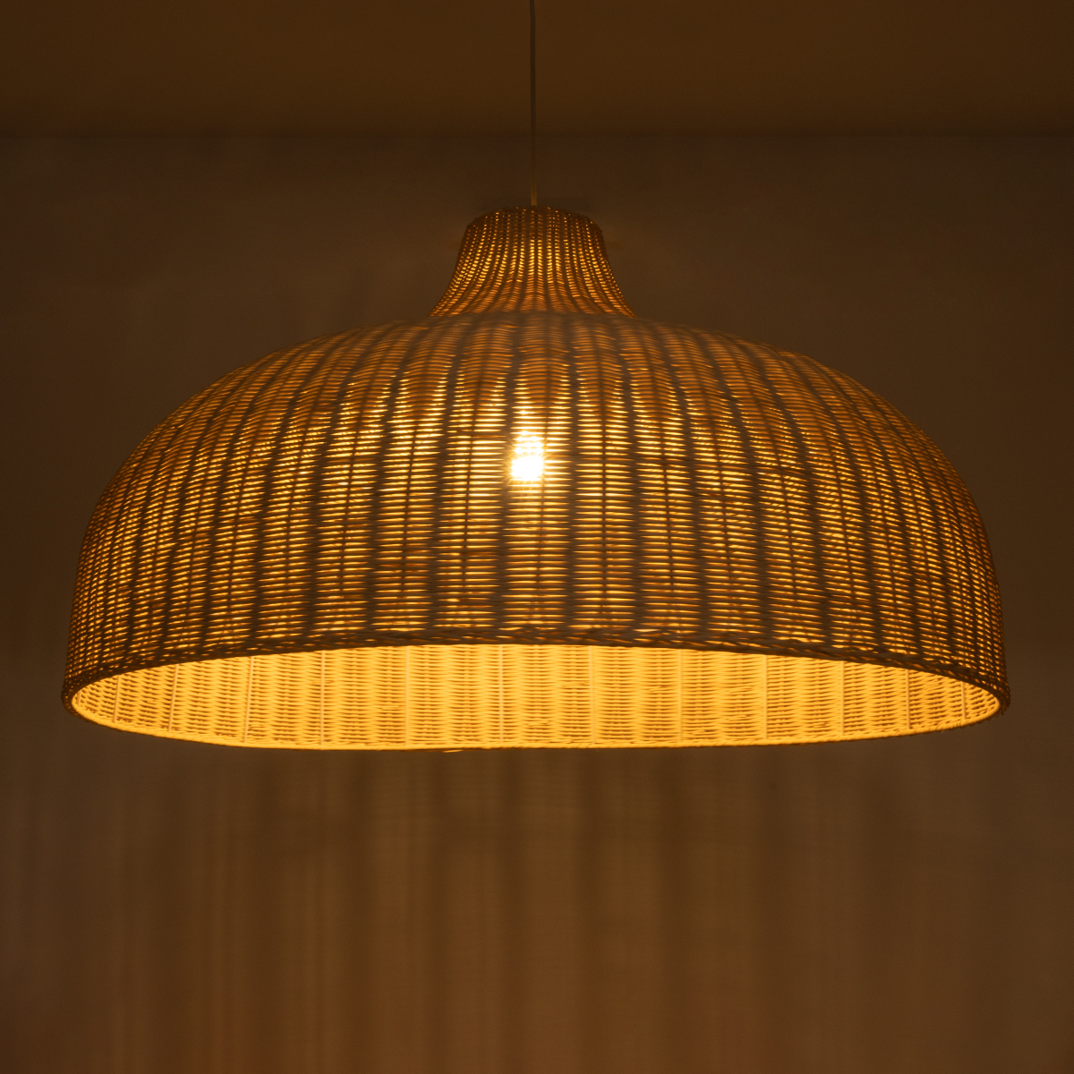 GLOBOSTAR® AFURU 01829 Boho Κρεμαστό Φωτιστικό Οροφής με Ντουί 1 x E27 AC 220-240V IP20 - Μπεζ - Μ100 x Π100 x Υ60cm GLOBOSTAR® AFURU 01829 Boho Κρεμαστό Φωτιστικό Οροφής με Ντουί 1 x E27 AC 220-240V IP20 - Μπεζ - Μ100 x Π100 x Υ60cm