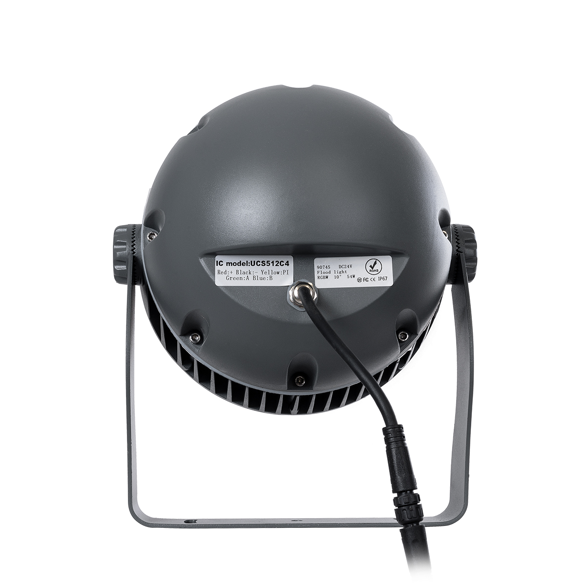 GLOBOSTAR® FLOOD-DIMO 90745 Προβολέας Σποτ Wall Washer με Αντιθαμβωτική Γρίλια LED 54W 4590lm 10° DC 24V Αδιάβροχο IP67 RGBW DMX512 Dimmable - Γκρι Ανθρακί - Μ26 x Π28 x Υ35cm - 3 Χρόνια Εγγύηση GLOBOSTAR® FLOOD-DIMO 90745 Προβολέας Σποτ Wall Washer με Αντιθαμβωτική Γρίλια LED 54W 4590lm 10° DC 24V Αδιάβροχο IP67 RGBW DMX512 Dimmable - Γκρι Ανθρακί - Μ26 x Π28 x Υ35cm - 3 Χρόνια Εγγύηση