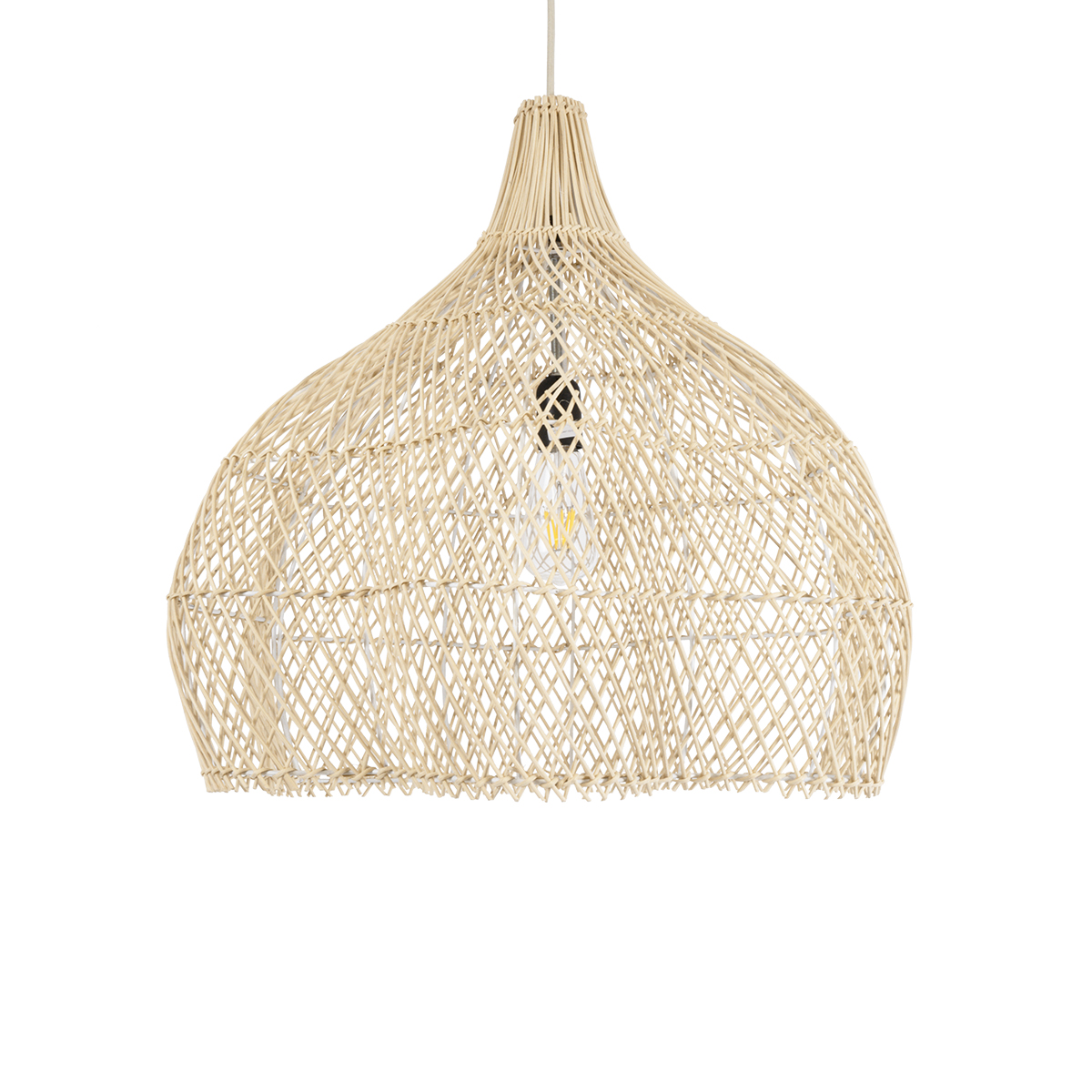 GloboStar® ADEJE 02210 Boho Κρεμαστό Φωτιστικό Πλέγμα Μονόφωτο 1 x E27 IP20 Μπεζ Ξύλο - Μ60 x Π60 x Υ60cm GloboStar® ADEJE 02210 Boho Κρεμαστό Φωτιστικό Πλέγμα Μονόφωτο 1 x E27 IP20 Μπεζ Ξύλο - Μ60 x Π60 x Υ60cm