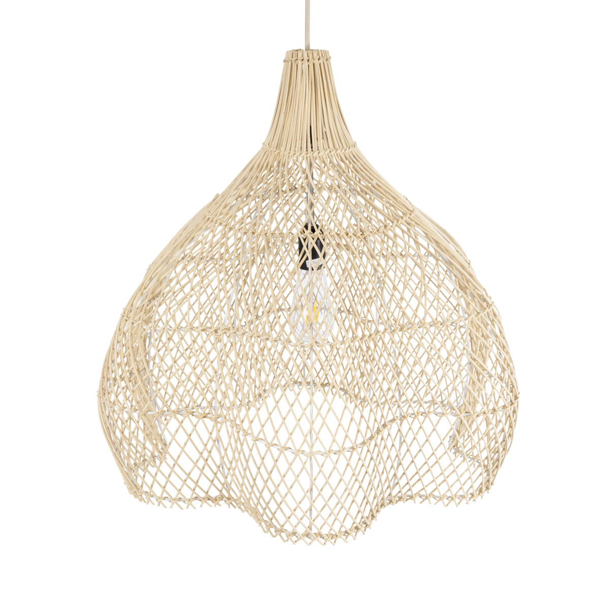 GloboStar® ADEJE 02210 Boho Κρεμαστό Φωτιστικό Πλέγμα Μονόφωτο 1 x E27 IP20 Μπεζ Ξύλο - Μ60 x Π60 x Υ60cm GloboStar® ADEJE 02210 Boho Κρεμαστό Φωτιστικό Πλέγμα Μονόφωτο 1 x E27 IP20 Μπεζ Ξύλο - Μ60 x Π60 x Υ60cm