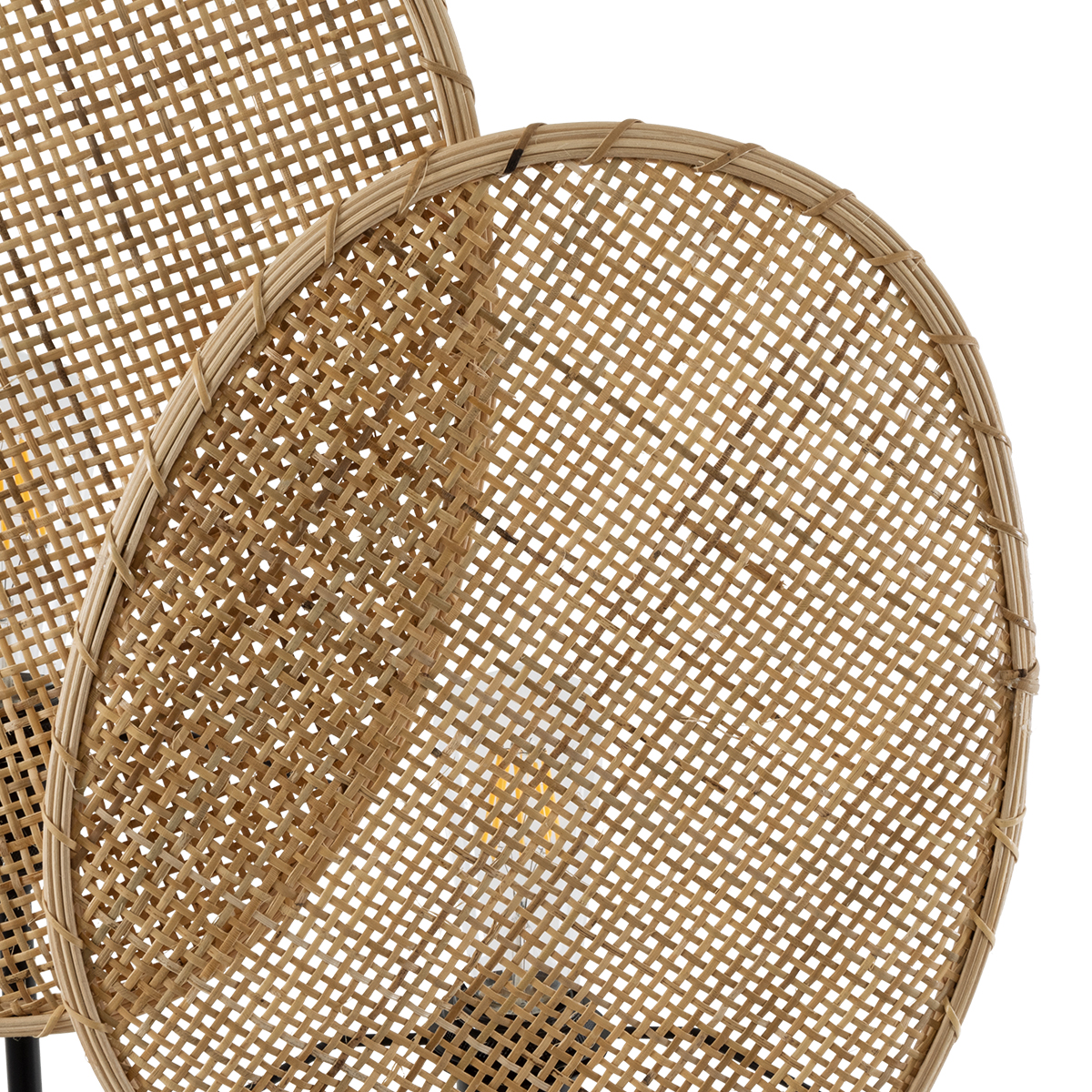 GloboStar® AZUL 02232 Boho Επιδαπέδιο Φωτιστικό Διφωτο 2 x E27 IP20 Μπεζ Ξύλο με Μαύρο Μέταλλο - Μ90 x Π17 x Υ170cm GloboStar® AZUL 02232 Boho Επιδαπέδιο Φωτιστικό Διφωτο 2 x E27 IP20 Μπεζ Ξύλο με Μαύρο Μέταλλο - Μ90 x Π17 x Υ170cm
