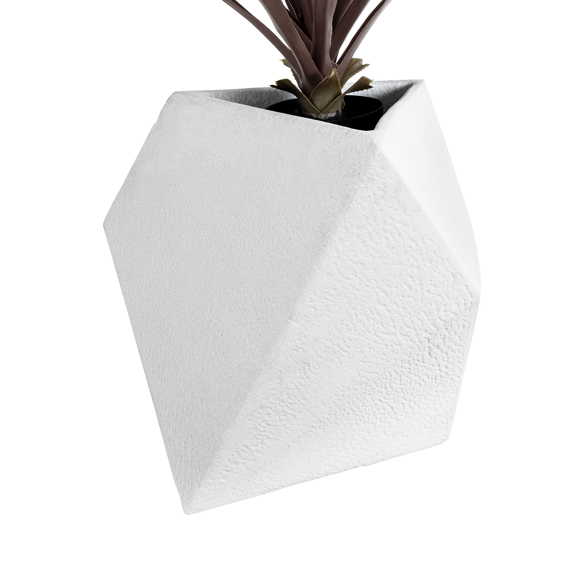 GloboStar® Artificial Garden ALBEROBELLO 20737 Επιδαπέδιο Πολυεστερικό Τσιμεντένιο Κασπώ Γλάστρα - Flower Pot Λευκό Μ50 x Π30 x Υ50cm GloboStar® Artificial Garden ALBEROBELLO 20737 Επιδαπέδιο Πολυεστερικό Τσιμεντένιο Κασπώ Γλάστρα - Flower Pot Λευκό Μ50 x Π30 x Υ50cm