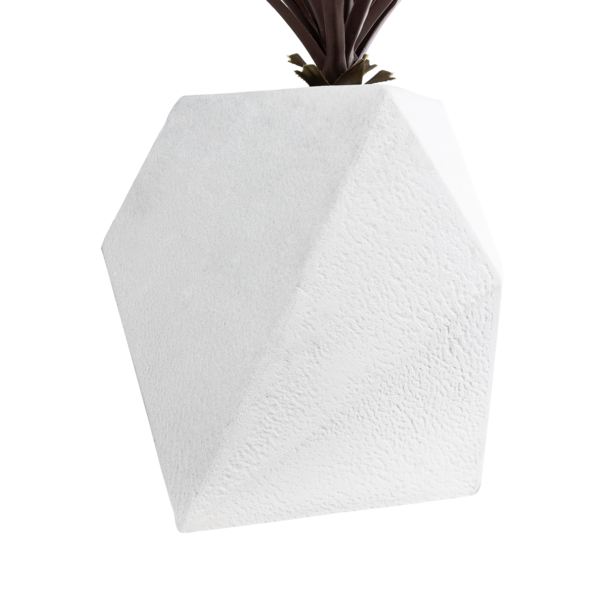 GloboStar® Artificial Garden ALBEROBELLO 20737 Επιδαπέδιο Πολυεστερικό Τσιμεντένιο Κασπώ Γλάστρα - Flower Pot Λευκό Μ50 x Π30 x Υ50cm GloboStar® Artificial Garden ALBEROBELLO 20737 Επιδαπέδιο Πολυεστερικό Τσιμεντένιο Κασπώ Γλάστρα - Flower Pot Λευκό Μ50 x Π30 x Υ50cm