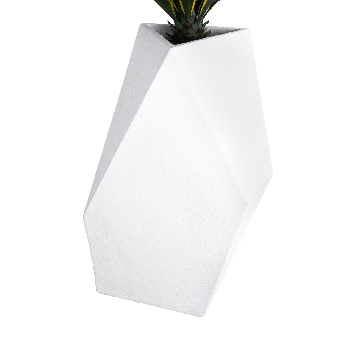 GloboStar® Artificial Garden ALBEROBELLO 20738 Επιδαπέδιο Πολυεστερικό Τσιμεντένιο Κασπώ Γλάστρα - Flower Pot Λευκό Μ58 x Π30 x Υ90cm GloboStar® Artificial Garden ALBEROBELLO 20738 Επιδαπέδιο Πολυεστερικό Τσιμεντένιο Κασπώ Γλάστρα - Flower Pot Λευκό Μ58 x Π30 x Υ90cm