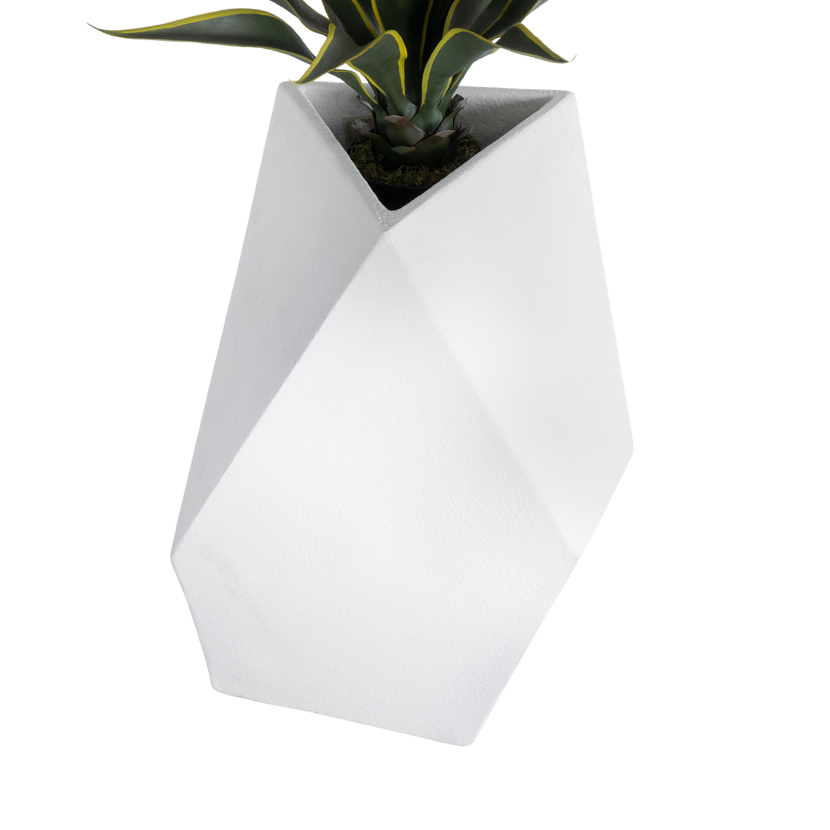 GloboStar® Artificial Garden ALBEROBELLO 20738 Επιδαπέδιο Πολυεστερικό Τσιμεντένιο Κασπώ Γλάστρα - Flower Pot Λευκό Μ58 x Π30 x Υ90cm GloboStar® Artificial Garden ALBEROBELLO 20738 Επιδαπέδιο Πολυεστερικό Τσιμεντένιο Κασπώ Γλάστρα - Flower Pot Λευκό Μ58 x Π30 x Υ90cm