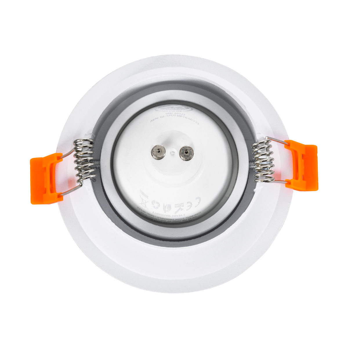 GLOBOSTAR® ALPHA 77830 Χωνευτή Κινούμενη Βάση για Σποτ MR16 με Ντουί GU10/GU5.3 IP20 - Λευκό - Μ9.4 x Π9.4 x Υ4.2cm / Q8.3cm GLOBOSTAR® ALPHA 77830 Χωνευτή Κινούμενη Βάση για Σποτ MR16 με Ντουί GU10/GU5.3 IP20 - Λευκό - Μ9.4 x Π9.4 x Υ4.2cm / Q8.3cm