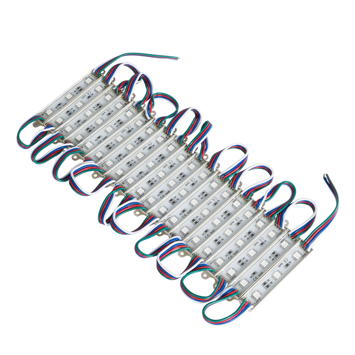 GloboStar® 73706 20 Τεμάχια x LED Modules 3 x SMD 5050 0.8W 50lm DC 12V - Αδιάβροχο IP66 - RGB - 2 Χρόνια Εγγύηση GloboStar® 73706 20 Τεμάχια x LED Modules 3 x SMD 5050 0.8W 50lm DC 12V - Αδιάβροχο IP66 - RGB - 2 Χρόνια Εγγύηση