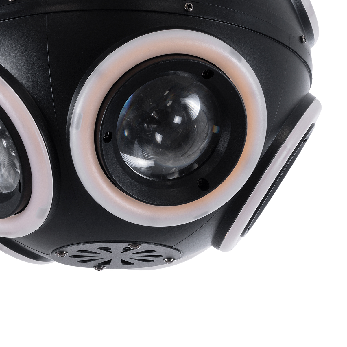 GloboStar® 51197 LIFT BALL Επαγγελματικό Φωτιστικό Ειδικών Εφέ Φ25cm KINETIC BALL MATRIX PIXEL Super BEAM Light CREE LED 4in1 300W - 10 x 20W LED COB Chips RGBW & 10 x 20W LED COB Chips Ultra Gold Warm White 2200K - Μέγιστο Μήκος Ανύψωσης 6 Μέτρα - AC 220