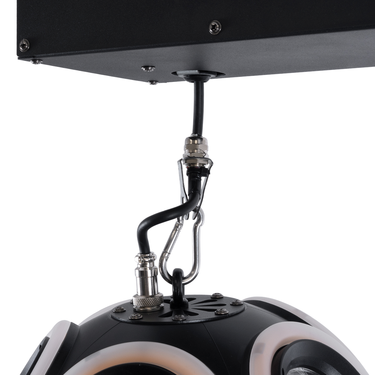 GloboStar® 51197 LIFT BALL Επαγγελματικό Φωτιστικό Ειδικών Εφέ Φ25cm KINETIC BALL MATRIX PIXEL Super BEAM Light CREE LED 4in1 300W - 10 x 20W LED COB Chips RGBW & 10 x 20W LED COB Chips Ultra Gold Warm White 2200K - Μέγιστο Μήκος Ανύψωσης 6 Μέτρα - AC 220