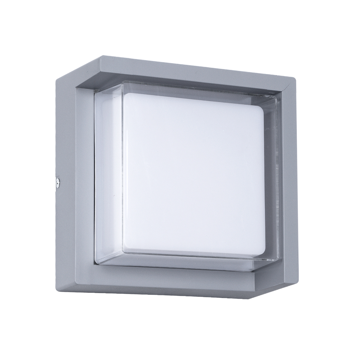 GLOBOSTAR® APEX 60771 Φωτιστικό Τοίχου - Απλίκα Εσωτερικού/Εξωτερικού Χώρου LED 10W 1050lm 120° AC175-265V Αδιάβροχο IP65 - Πλαστικό Σώμα - Φυσικό λευκό 4500K - Μ17 x Π17 x Υ9cm - Γκρι - Bridgelux Chip - 3 Χρόνια Εγγύηση GLOBOSTAR® APEX 60771 Φωτιστικό Τοίχου - Απλίκα Εσωτερικού/Εξωτερικού Χώρου LED 10W 1050lm 120° AC175-265V Αδιάβροχο IP65 - Πλαστικό Σώμα - Φυσικό λευκό 4500K - Μ17 x Π17 x Υ9cm - Γκρι - Bridgelux Chip - 3 Χρόνια Εγγύηση