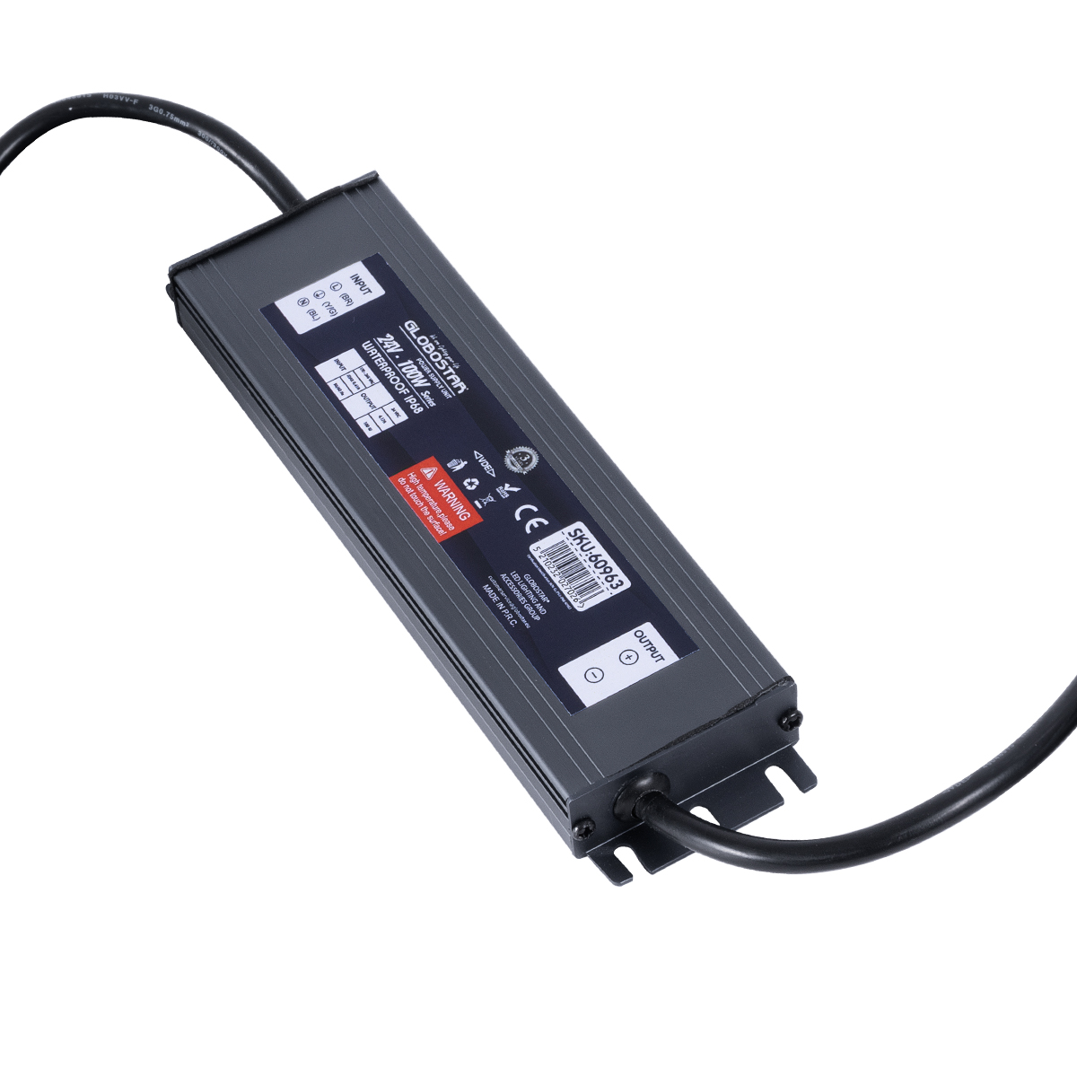 GloboStar® 60963 Αδιάβροχο Τροφοδοτικό SELV για Προϊόντα Φωτισμού LED 100W 4.17A - AC 220-240V σε DC 24V με 1.2m VDE Καλώδιο Παροχής & Εξόδου Τροφοδοσίας - Αδιάβροχο IP68 - M20 x W5 x H2cm - 3 Χρόνια Εγγύηση GloboStar® 60963 Αδιάβροχο Τροφοδοτικό SELV για Προϊόντα Φωτισμού LED 100W 4.17A - AC 220-240V σε DC 24V με 1.2m VDE Καλώδιο Παροχής & Εξόδου Τροφοδοσίας - Αδιάβροχο IP68 - M20 x W5 x H2cm - 3 Χρόνια Εγγύηση