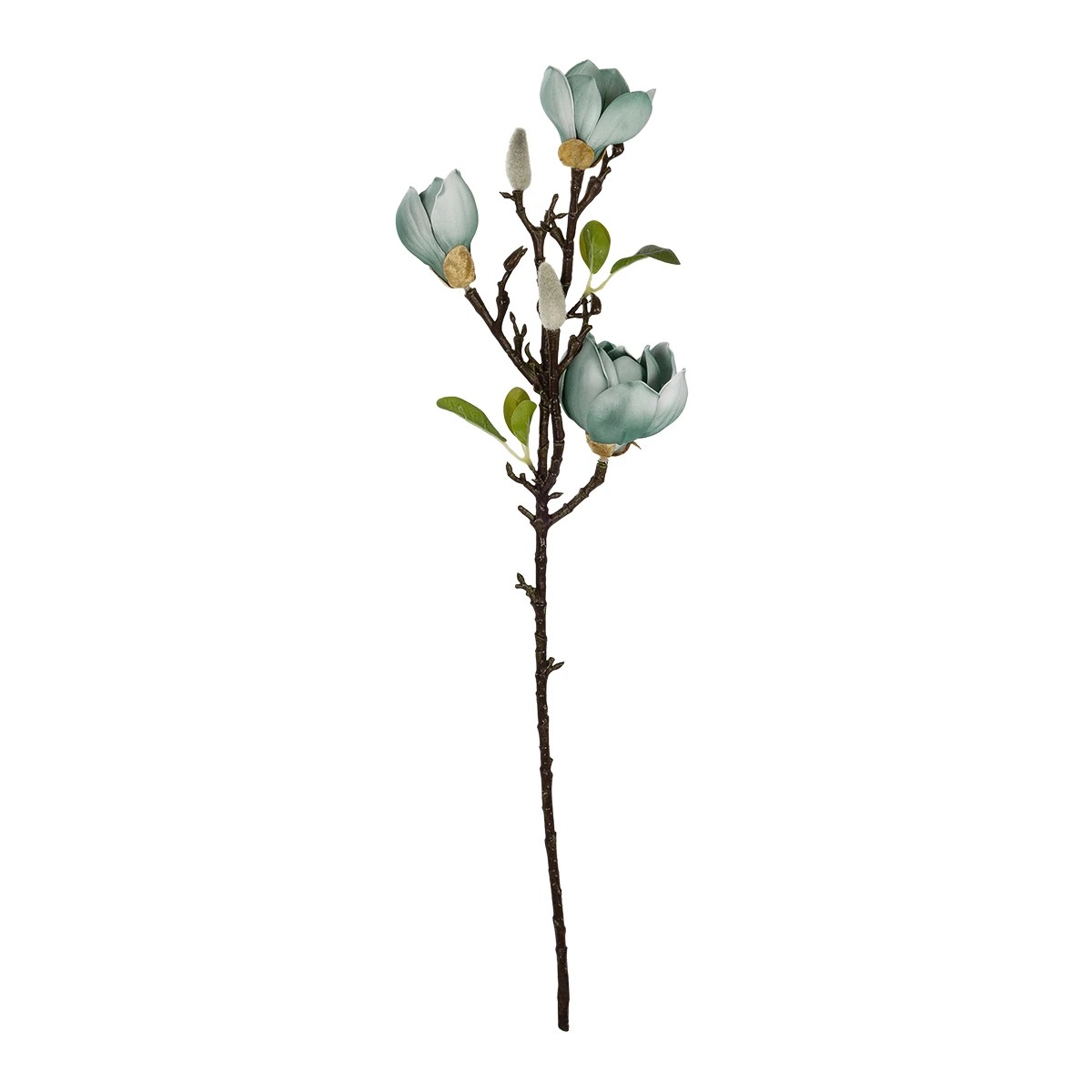 GloboStar® Artificial Garden BLUE MAGNOLIA BRANCH 21418 Τεχνητό Διακοσμητικό Κλαδί Μπλε Μανόλια Y72cm GloboStar® Artificial Garden BLUE MAGNOLIA BRANCH 21418 Τεχνητό Διακοσμητικό Κλαδί Μπλε Μανόλια Y72cm