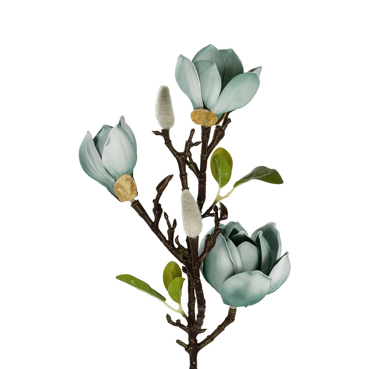 GloboStar® Artificial Garden BLUE MAGNOLIA BRANCH 21418 Τεχνητό Διακοσμητικό Κλαδί Μπλε Μανόλια Y72cm GloboStar® Artificial Garden BLUE MAGNOLIA BRANCH 21418 Τεχνητό Διακοσμητικό Κλαδί Μπλε Μανόλια Y72cm