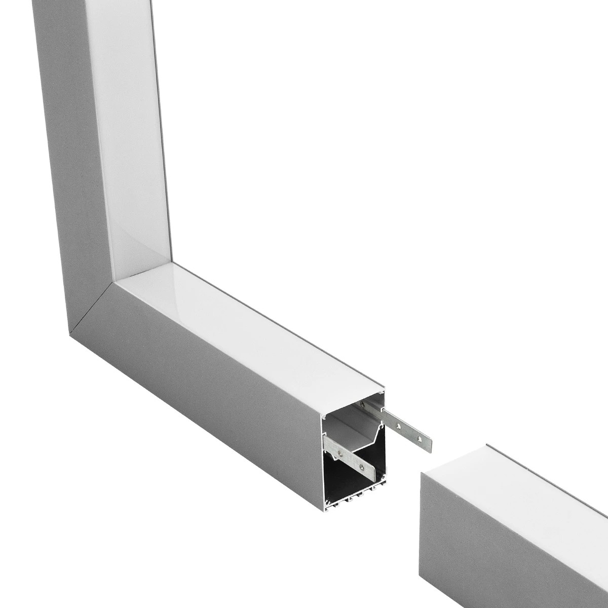 GLOBOSTAR® ALP-CORNER-IN90 BRIGHTRAIL 61782 Επιφανειακό / Κρεμαστό Προφίλ Αλουμινίου Γωνία με Λευκό Γαλακτερό Πατητό Κάλυμμα για Ταινίες LED IP20 - Γκρι Ανθρακί Ματ - Μ30 x Π5 x Υ7.5cm GLOBOSTAR® ALP-CORNER-IN90 BRIGHTRAIL 61782 Επιφανειακό / Κρεμαστό Προφίλ Αλουμινίου Γωνία με Λευκό Γαλακτερό Πατητό Κάλυμμα για Ταινίες LED IP20 - Γκρι Ανθρακί Ματ - Μ30 x Π5 x Υ7.5cm