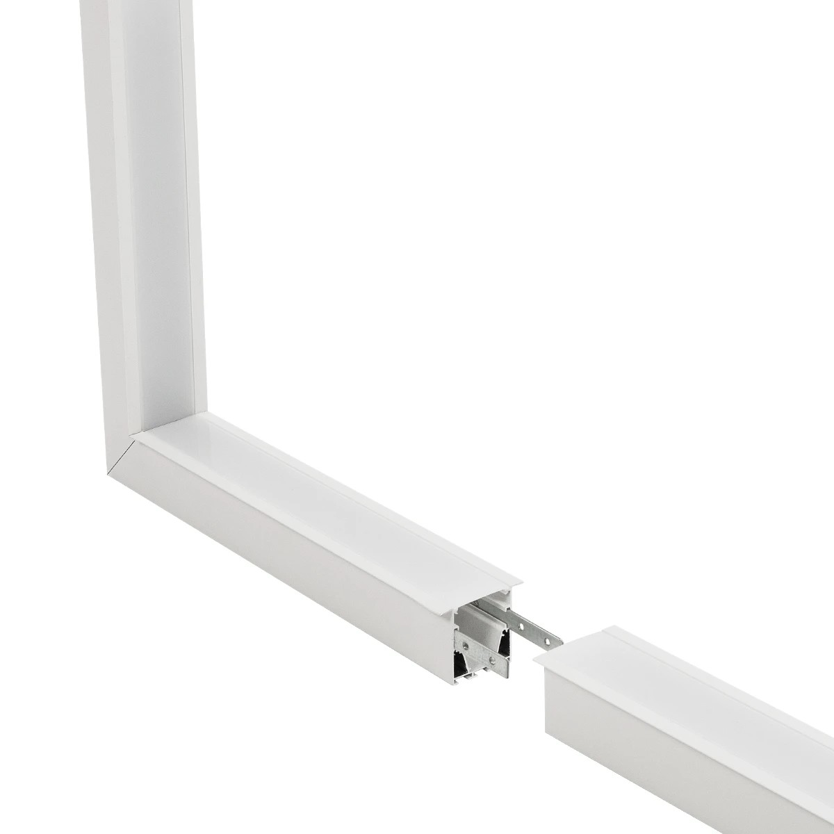 GLOBOSTAR® ALP-CORNER-IN90 RECESSA 61791 Χωνευτό Προφίλ Αλουμινίου Γωνία με Λευκό Γαλακτερό Πατητό Κάλυμμα για Ταινίες LED IP20 - Λευκό Ματ - Μ30 x Π3.5 x Υ4cm GLOBOSTAR® ALP-CORNER-IN90 RECESSA 61791 Χωνευτό Προφίλ Αλουμινίου Γωνία με Λευκό Γαλακτερό Πατητό Κάλυμμα για Ταινίες LED IP20 - Λευκό Ματ - Μ30 x Π3.5 x Υ4cm