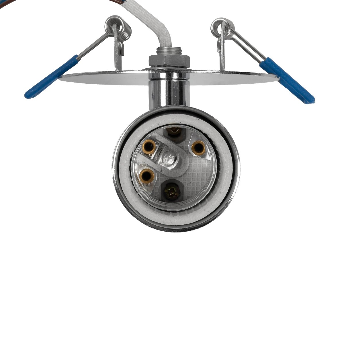 GloboStar® SARA 999-0059 Χωνευτό Φωτιστικό Οροφής Σποτ Μονόφωτο 1 x E27 IP20 Ασημί Μέταλλο - Μ8,5 x Π8,5 x Υ11cm GloboStar® SARA 999-0059 Χωνευτό Φωτιστικό Οροφής Σποτ Μονόφωτο 1 x E27 IP20 Ασημί Μέταλλο - Μ8,5 x Π8,5 x Υ11cm