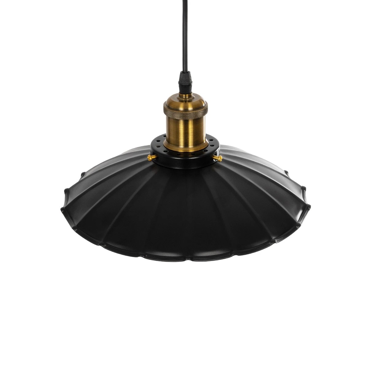 GLOBOSTAR® MARGI 999-0229 Vintage Κρεμαστό Φωτιστικό Οροφής με Ντουί 1 x E27 AC 220-240V IP20 - Μαύρο & Χρυσό - Μ26 x Π26 x Υ14cm GLOBOSTAR® MARGI 999-0229 Vintage Κρεμαστό Φωτιστικό Οροφής με Ντουί 1 x E27 AC 220-240V IP20 - Μαύρο & Χρυσό - Μ26 x Π26 x Υ14cm