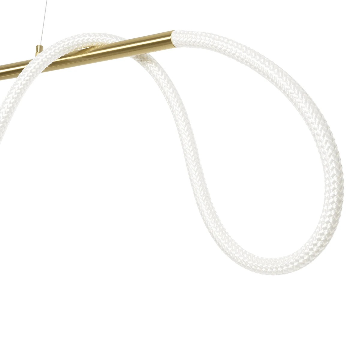 kelvo® GLOW 61663 Μοντέρνο Κρεμαστό Φωτιστικό Οροφής LED 45W 4500lm 360° AC 220-240V IP20 Ρυθμιζόμενο Λευκό CCT με Χειριστήριο από 2700K έως 6000K Dimmable - Lumileds SMD Chip - Χρυσό Πλατίνα & Λευκό Νήμα - Μ150 x Π35 x Υ50cm - 3 Χρόνια Εγγύηση kelvo® GLOW 61663 Μοντέρνο Κρεμαστό Φωτιστικό Οροφής LED 45W 4500lm 360° AC 220-240V IP20 Ρυθμιζόμενο Λευκό CCT με Χειριστήριο από 2700K έως 6000K Dimmable - Lumileds SMD Chip - Χρυσό Πλατίνα & Λευκό Νήμα - Μ150 x Π35 x Υ50cm - 3 Χρόνια Εγγύηση