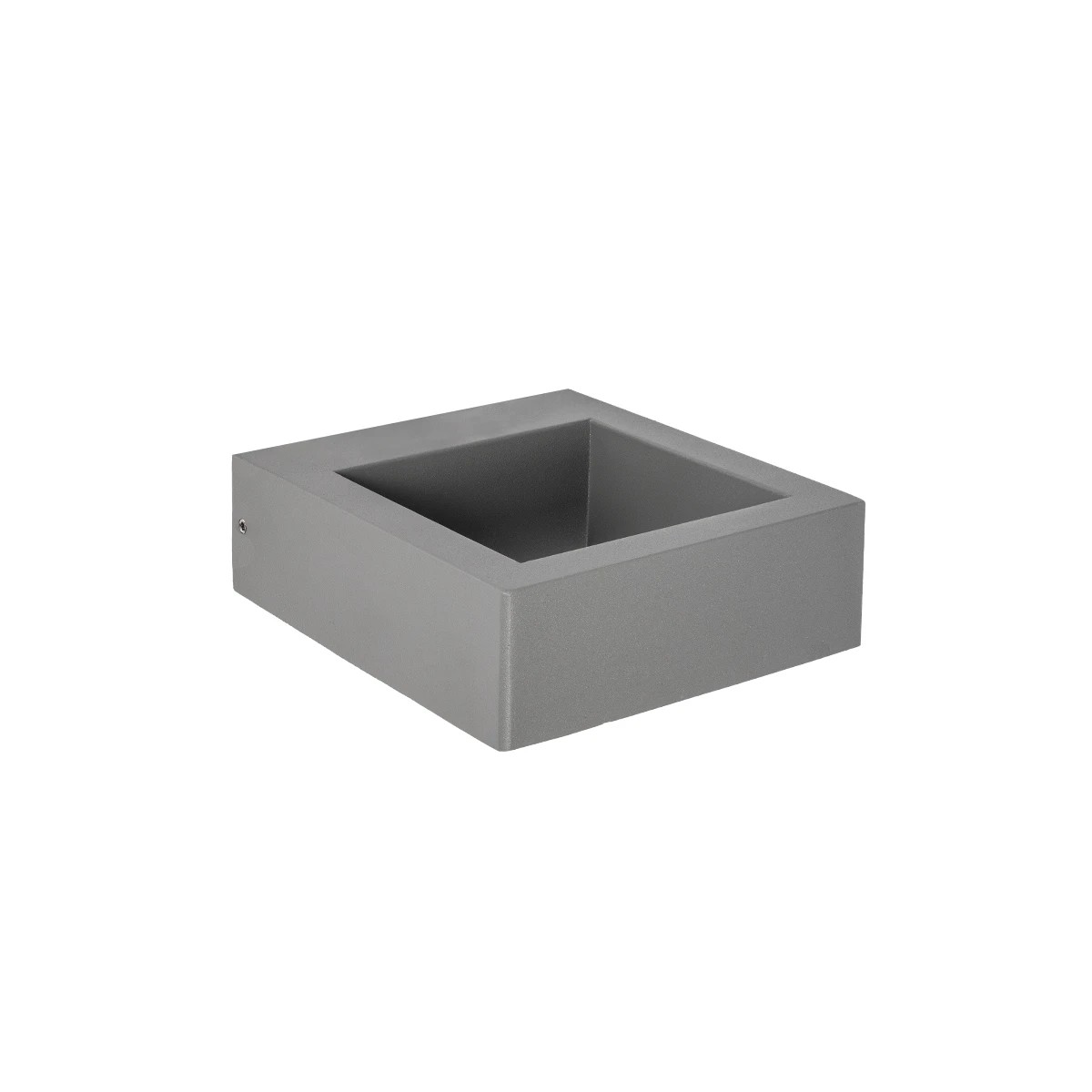 kelvo AURA KLV-101-0117 Φωτιστικό Τοίχου / Απλίκα LED 7W 875lm 45° AC 220-240V Αδιάβροχο IP65 Θερμό Λευκό 2700K - Bridgelux COB Chip & TÜV SÜD Driver - Γκρι Ανθρακί Ματ - Μ13 x Π15 x Υ4.5cm - 5 Χρόνια Εγγύηση