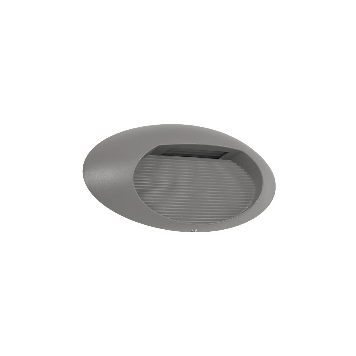 kelvo STEPART KLV-101-0099 Φωτιστικό Σκαλοπατιού / Διαδρόμου LED 3W 375lm 45° AC 220-240V Αδιάβροχο IP65 Θερμό Λευκό 2700K - Lumileds SMD Chip & TÜV SÜD Driver - Γκρι Ανθρακί Ματ - Μ26 x Π5.5 x Υ13cm - 5 Χρόνια Εγγύηση