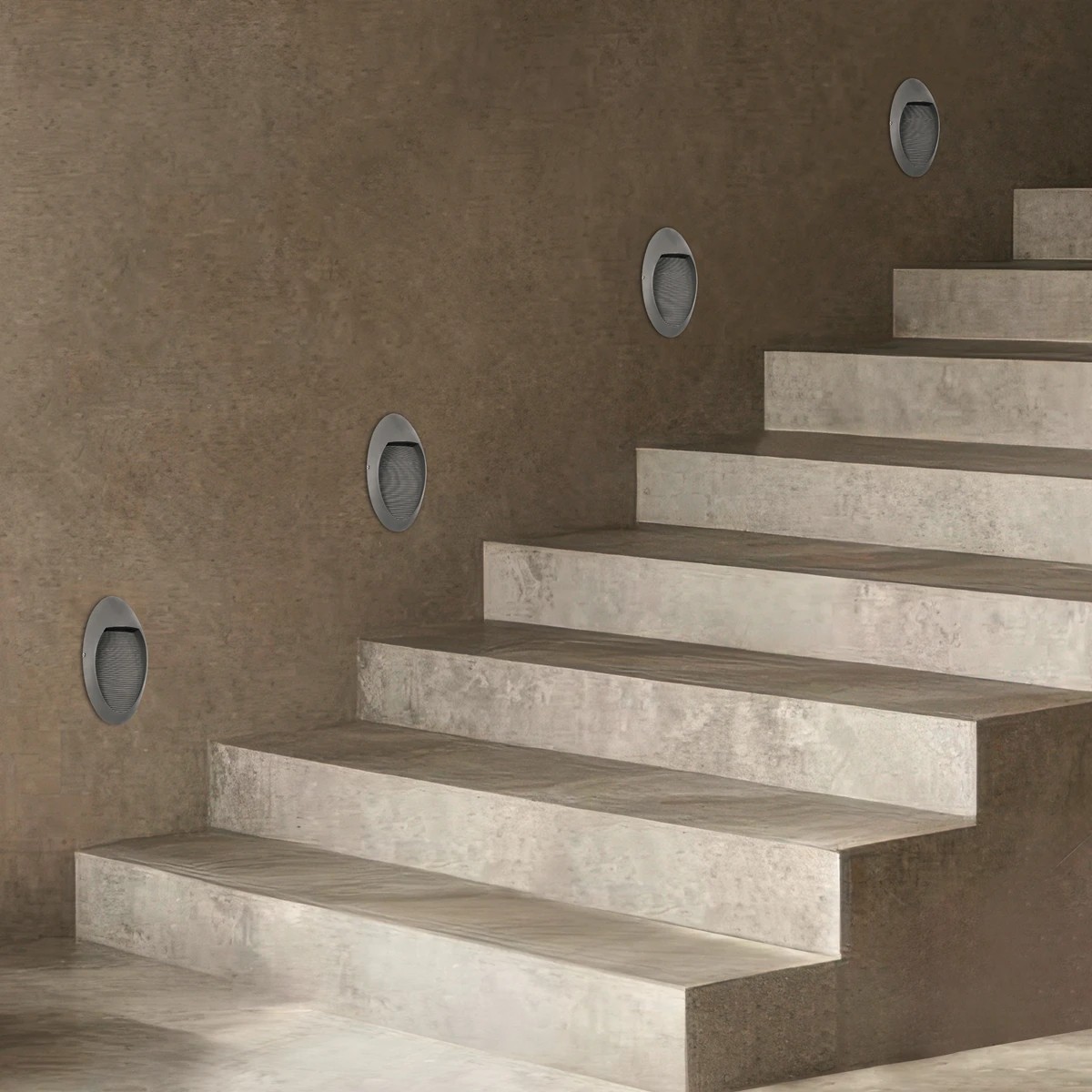 kelvo STEPART KLV-101-0102 Φωτιστικό Σκαλοπατιού / Διαδρόμου LED 3W 375lm 45° AC 220-240V Αδιάβροχο IP65 Θερμό Λευκό 2700K - Lumileds SMD Chip & TÜV SÜD Driver - Γκρι Ανθρακί Ματ - Μ13 x Π5.5 x Υ26cm - 5 Χρόνια Εγγύηση