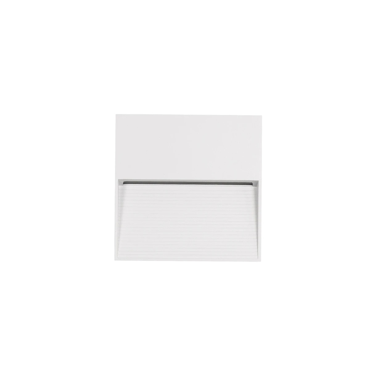 kelvo STEPART KLV-101-0106 Φωτιστικό Σκαλοπατιού / Διαδρόμου LED 4W 500lm 45° AC 220-240V Αδιάβροχο IP65 Θερμό Λευκό 2700K - Lumileds SMD Chip & TÜV SÜD Driver - Λευκό Ματ - Μ15 x Π3.5 x Υ15cm - 5 Χρόνια Εγγύηση