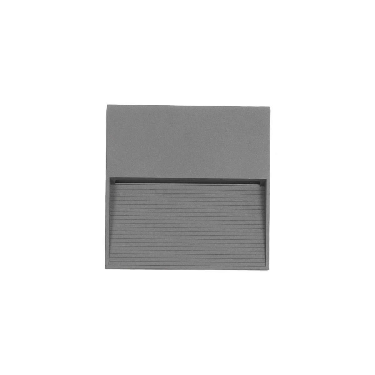 kelvo STEPART KLV-101-0105 Φωτιστικό Σκαλοπατιού / Διαδρόμου LED 4W 500lm 45° AC 220-240V Αδιάβροχο IP65 Θερμό Λευκό 2700K - Lumileds SMD Chip & TÜV SÜD Driver - Γκρι Ανθρακί Ματ - Μ15 x Π3.5 x Υ15cm - 5 Χρόνια Εγγύηση