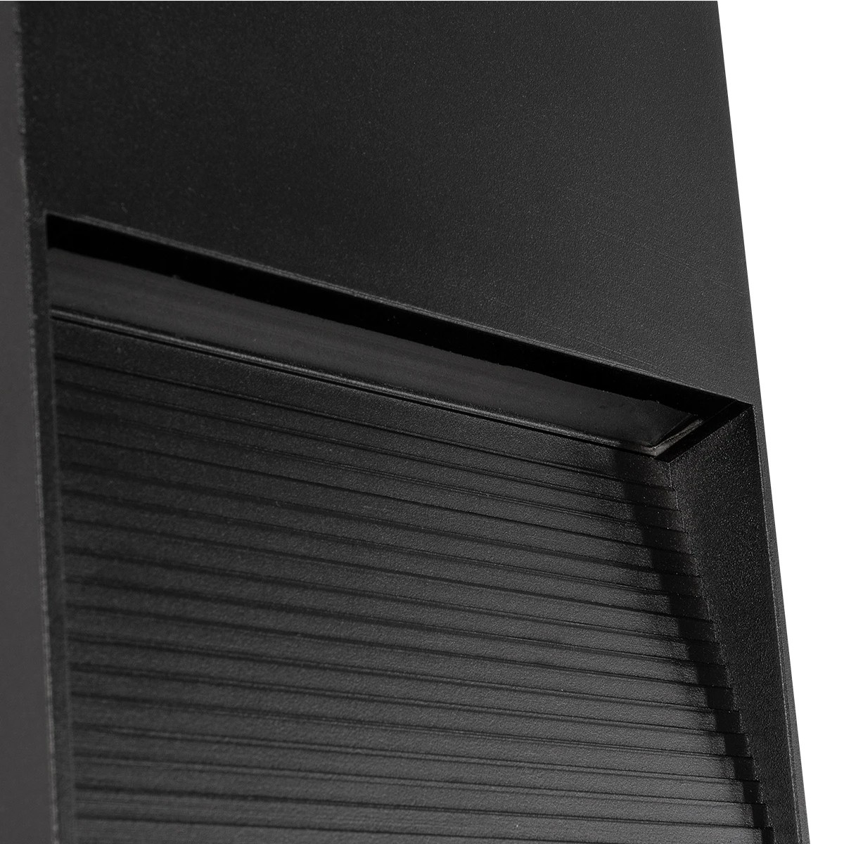 kelvo STEPART KLV-101-0104 Φωτιστικό Σκαλοπατιού / Διαδρόμου LED 4W 500lm 45° AC 220-240V Αδιάβροχο IP65 Θερμό Λευκό 2700K - Lumileds SMD Chip & TÜV SÜD Driver - Μαύρο Ματ - Μ15 x Π3.5 x Υ15cm - 5 Χρόνια Εγγύηση