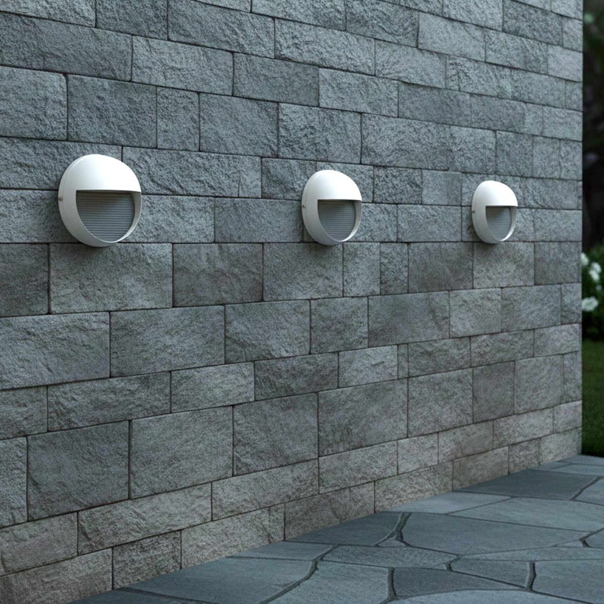 kelvo STEPART KLV-101-0097 Φωτιστικό Σκαλοπατιού / Διαδρόμου LED 3W 375lm 45° AC 220-240V Αδιάβροχο IP65 Θερμό Λευκό 2700K - Lumileds SMD Chip & TÜV SÜD Driver - Λευκό Ματ - Μ16 x Π8 x Υ16cm - 5 Χρόνια Εγγύηση