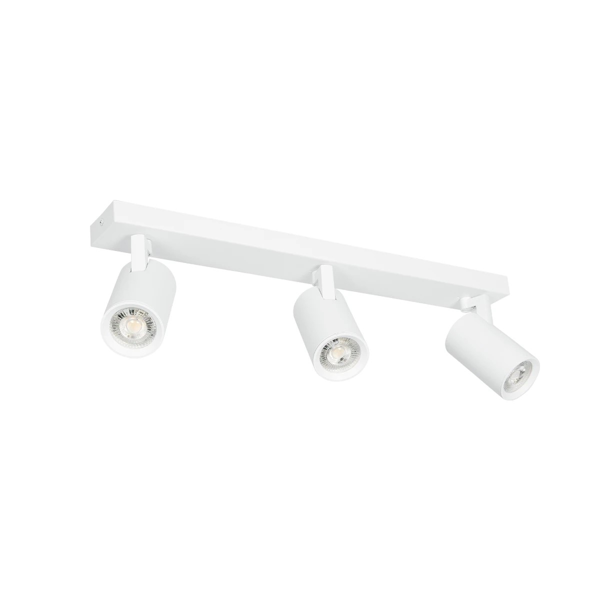kelvo® SPOTA KLV-101-0139 Μοντέρνο Κινούμενο Φωτιστικό Σποτ Οροφής με Ντουί 3 x GU10 90° AC 220-240V IP20 - Λευκό Ματ - Μ48 x Π6.2 x Υ14cm kelvo® SPOTA KLV-101-0139 Μοντέρνο Κινούμενο Φωτιστικό Σποτ Οροφής με Ντουί 3 x GU10 90° AC 220-240V IP20 - Λευκό Ματ - Μ48 x Π6.2 x Υ14cm