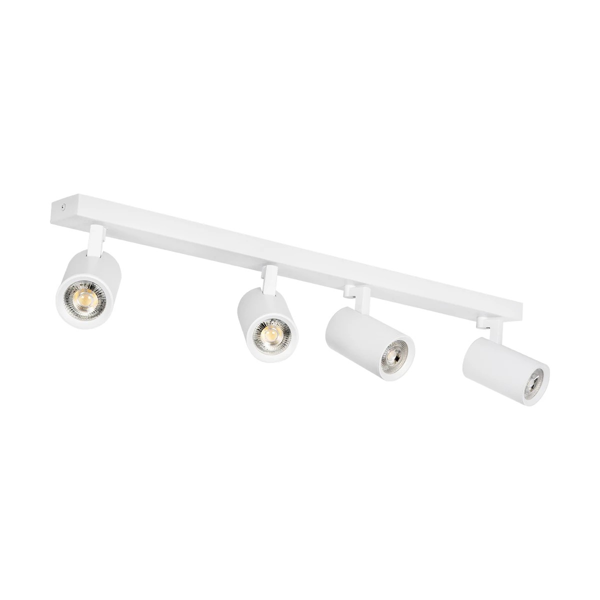 kelvo® SPOTA KLV-101-0141 Μοντέρνο Κινούμενο Φωτιστικό Σποτ Οροφής με Ντουί 4 x GU10 90° AC 220-240V IP20 - Λευκό Ματ - Μ64 x Π6 x Υ14cm kelvo® SPOTA KLV-101-0141 Μοντέρνο Κινούμενο Φωτιστικό Σποτ Οροφής με Ντουί 4 x GU10 90° AC 220-240V IP20 - Λευκό Ματ - Μ64 x Π6 x Υ14cm