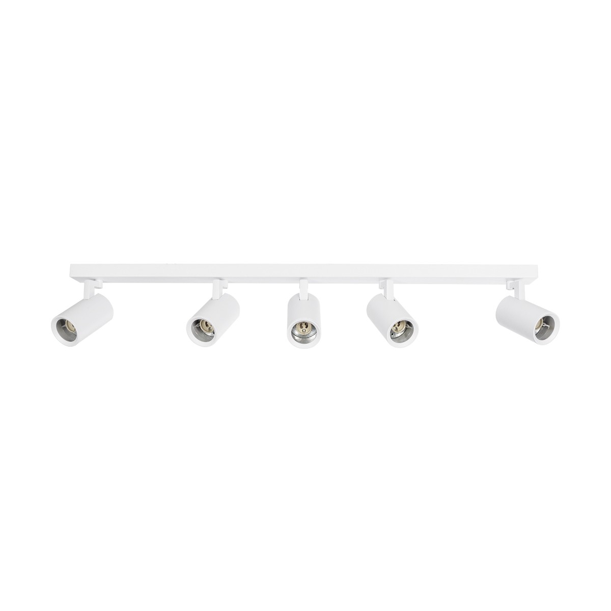 kelvo® SPOTA KLV-101-0143 Μοντέρνο Κινούμενο Φωτιστικό Σποτ Οροφής με Ντουί 5 x GU10 90° AC 220-240V IP20 - Λευκό Ματ - Μ79.5 x Π6.3 x Υ14cm kelvo® SPOTA KLV-101-0143 Μοντέρνο Κινούμενο Φωτιστικό Σποτ Οροφής με Ντουί 5 x GU10 90° AC 220-240V IP20 - Λευκό Ματ - Μ79.5 x Π6.3 x Υ14cm