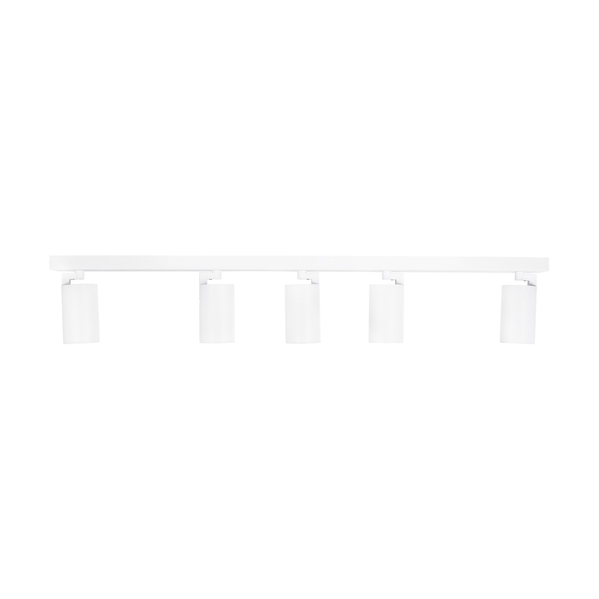 kelvo® SPOTA KLV-101-0143 Μοντέρνο Κινούμενο Φωτιστικό Σποτ Οροφής με Ντουί 5 x GU10 90° AC 220-240V IP20 - Λευκό Ματ - Μ79.5 x Π6.3 x Υ14cm kelvo® SPOTA KLV-101-0143 Μοντέρνο Κινούμενο Φωτιστικό Σποτ Οροφής με Ντουί 5 x GU10 90° AC 220-240V IP20 - Λευκό Ματ - Μ79.5 x Π6.3 x Υ14cm