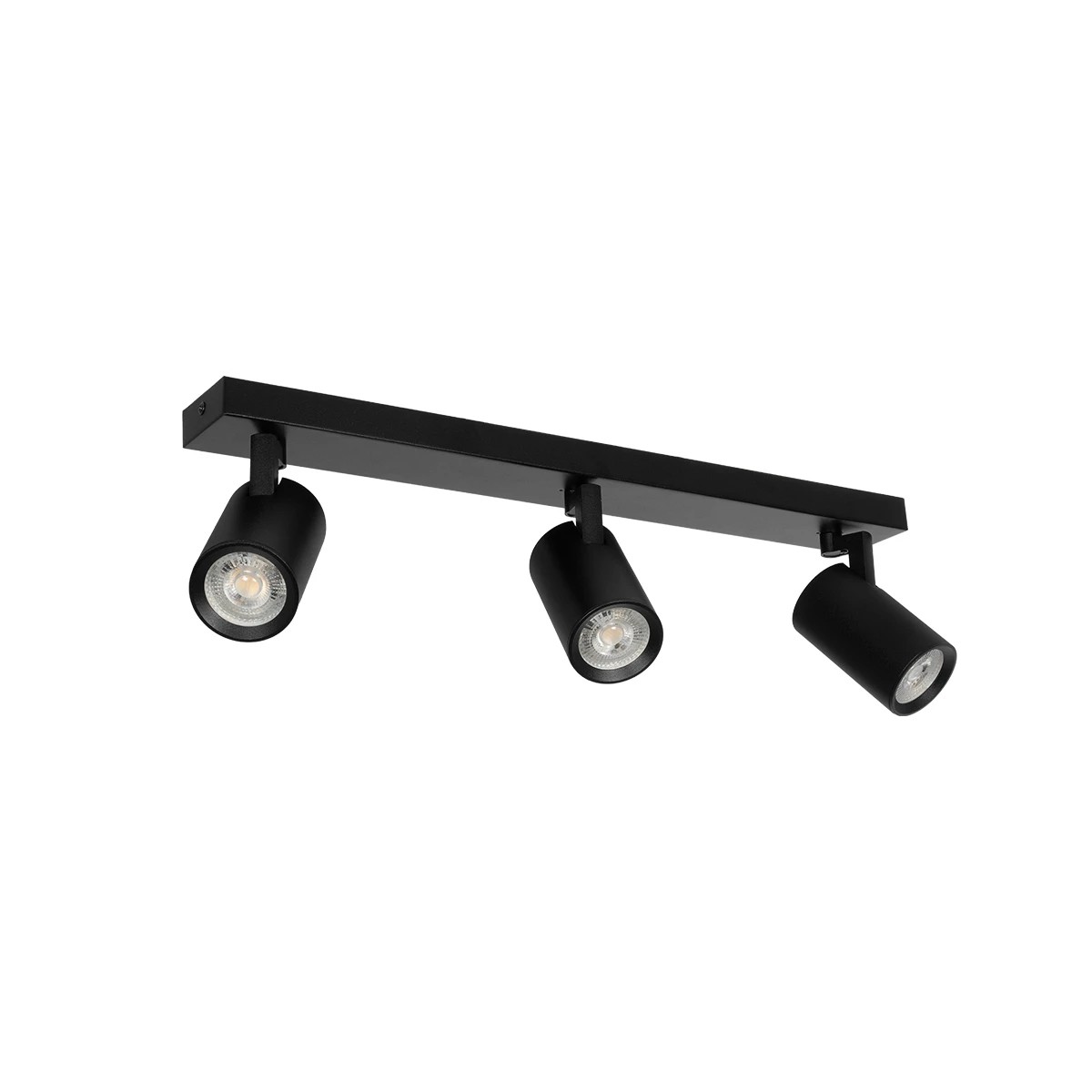 kelvo® SPOTA KLV-101-0138 Μοντέρνο Κινούμενο Φωτιστικό Σποτ Οροφής με Ντουί 3 x GU10 90° AC 220-240V IP20 - Μαύρο Ματ - Μ48 x Π6.2 x Υ14cm kelvo® SPOTA KLV-101-0138 Μοντέρνο Κινούμενο Φωτιστικό Σποτ Οροφής με Ντουί 3 x GU10 90° AC 220-240V IP20 - Μαύρο Ματ - Μ48 x Π6.2 x Υ14cm