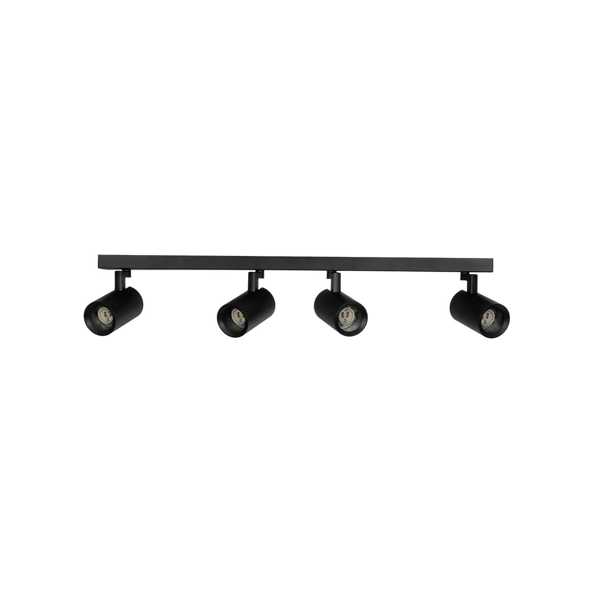 kelvo® SPOTA KLV-101-0140 Μοντέρνο Κινούμενο Φωτιστικό Σποτ Οροφής με Ντουί 4 x GU10 90° AC 220-240V IP20 - Μαύρο Ματ - Μ64 x Π6 x Υ14cm kelvo® SPOTA KLV-101-0140 Μοντέρνο Κινούμενο Φωτιστικό Σποτ Οροφής με Ντουί 4 x GU10 90° AC 220-240V IP20 - Μαύρο Ματ - Μ64 x Π6 x Υ14cm