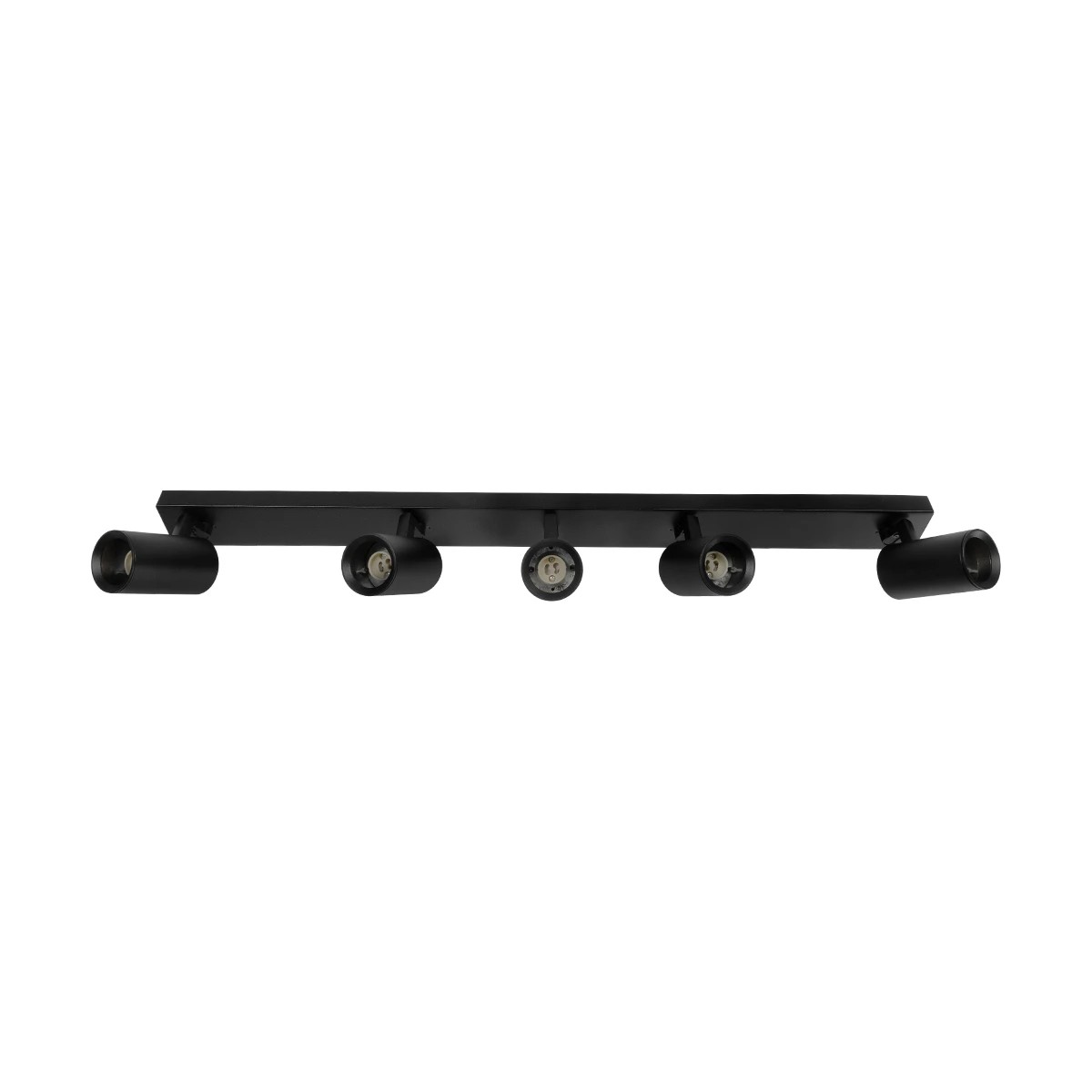 kelvo® SPOTA KLV-101-0142 Μοντέρνο Κινούμενο Φωτιστικό Σποτ Οροφής με Ντουί 5 x GU10 90° AC 220-240V IP20 - Μαύρο Ματ - Μ79.5 x Π6.3 x Υ14cm kelvo® SPOTA KLV-101-0142 Μοντέρνο Κινούμενο Φωτιστικό Σποτ Οροφής με Ντουί 5 x GU10 90° AC 220-240V IP20 - Μαύρο Ματ - Μ79.5 x Π6.3 x Υ14cm